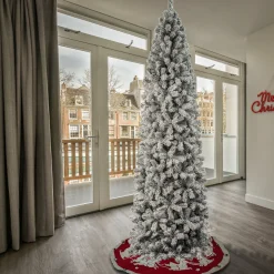 9 ft. Acacia Flocked Slim Tree