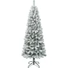 6 ft. Acacia Medium Flocked Tree