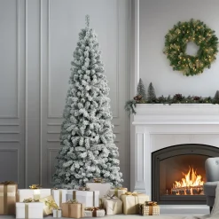 7.5 ft. Acacia Medium Flocked Tree