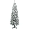 6 ft. Acacia Pencil Slim Flocked Tree
