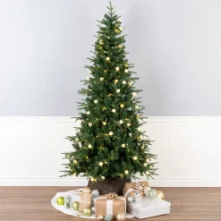 7 ft. Duxbury Slim Tree with Dual Color LED Lights