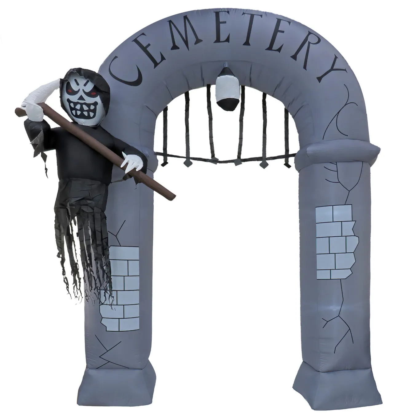 12 ft. Halloween Ghost Arch Inflatable Decoration with LED Lights