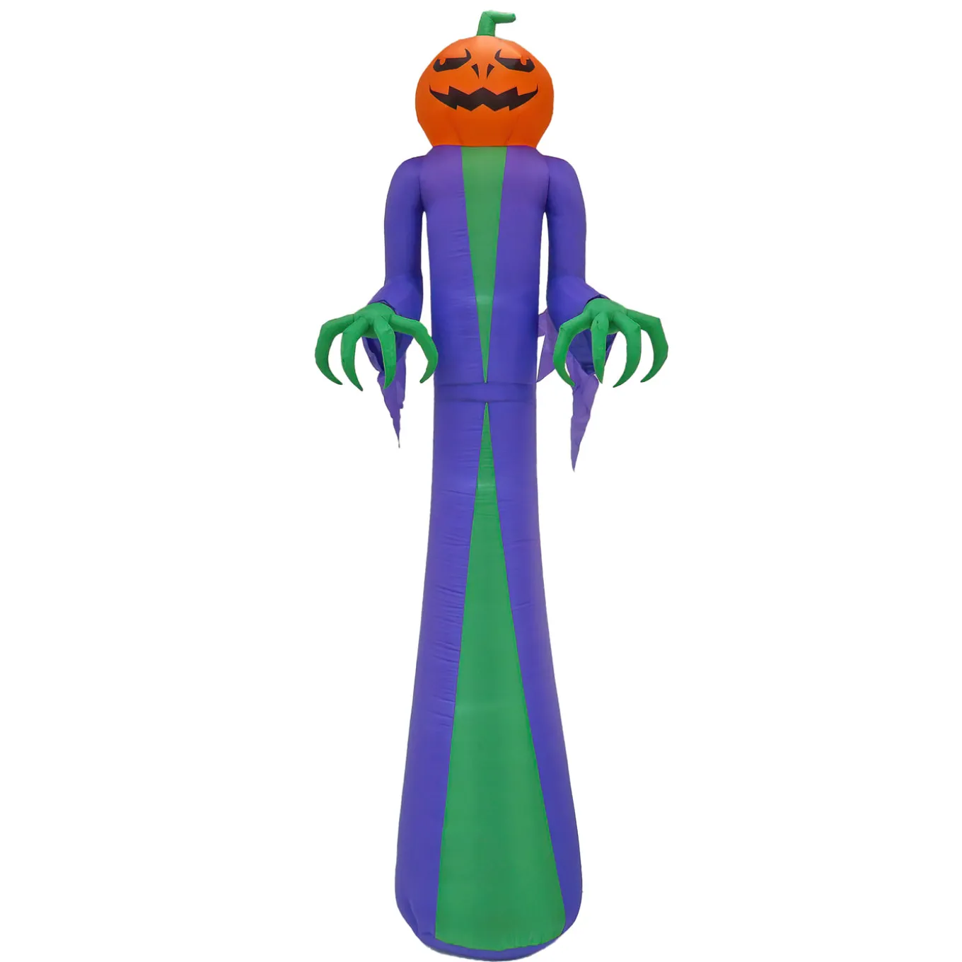12 ft. Halloween Pumpkin Ghost Inflatable Decoration with LED lights