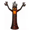 4 ft. Halloween Spooky Tree Outdoor Lawn Decoration with LED Lights