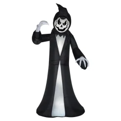 9.5 ft. Halloween Turning Head Reaper Inflatable and Animated Decoration