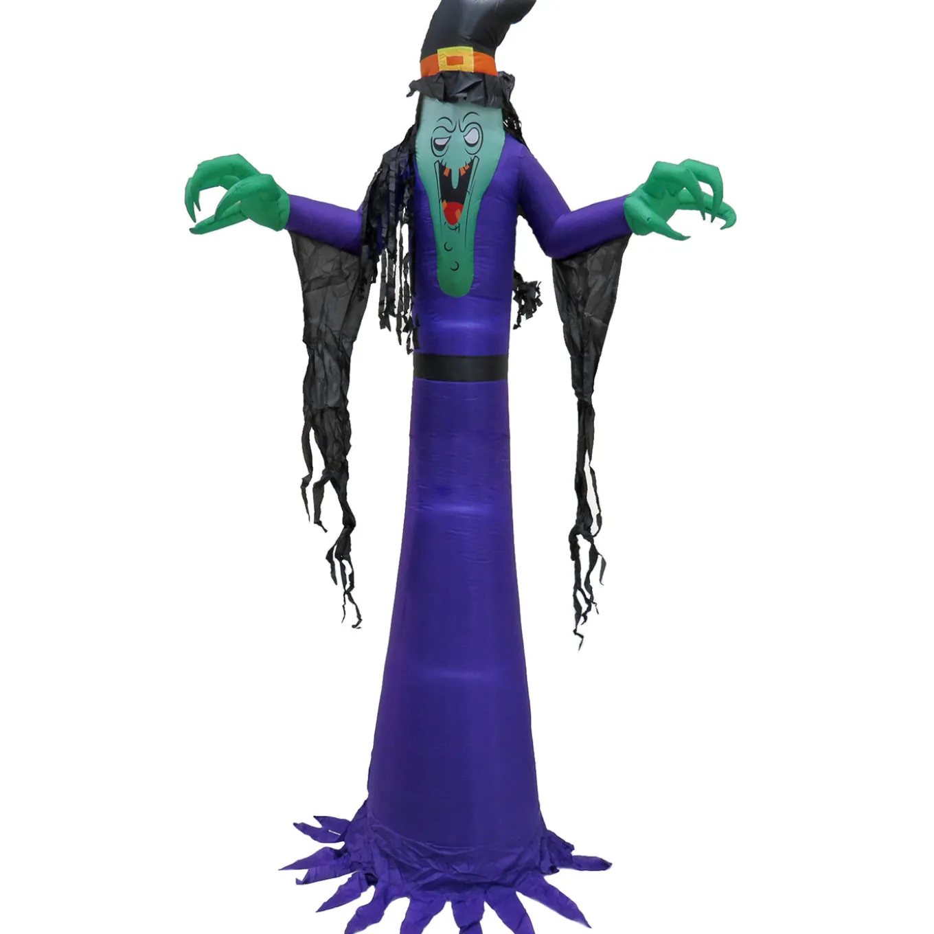 12 ft. Halloween Witch Inflatable Decoration with LED Lights
