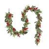 9 ft. HGTV Home Collection Berries and Greenery Garland