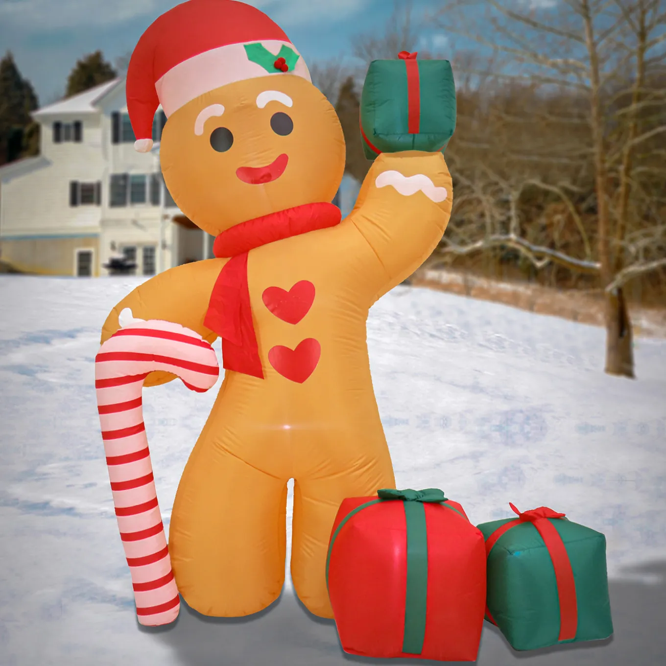 8 ft. Inflatable Blow Up Gingerman