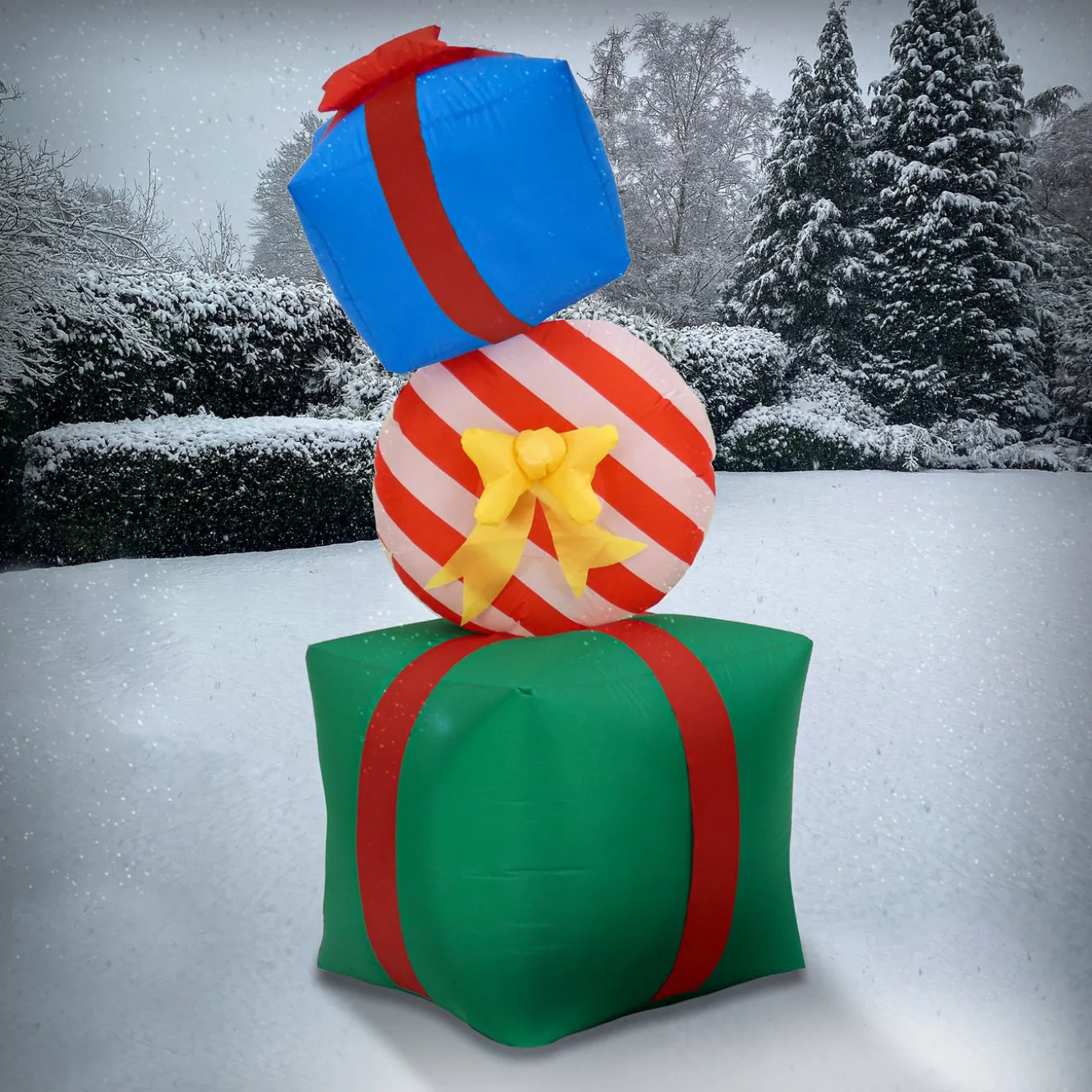 6 ft. Inflatable Blow Up Giftbox Combination