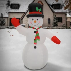 8 ft. Inflatable Prelit Snowman