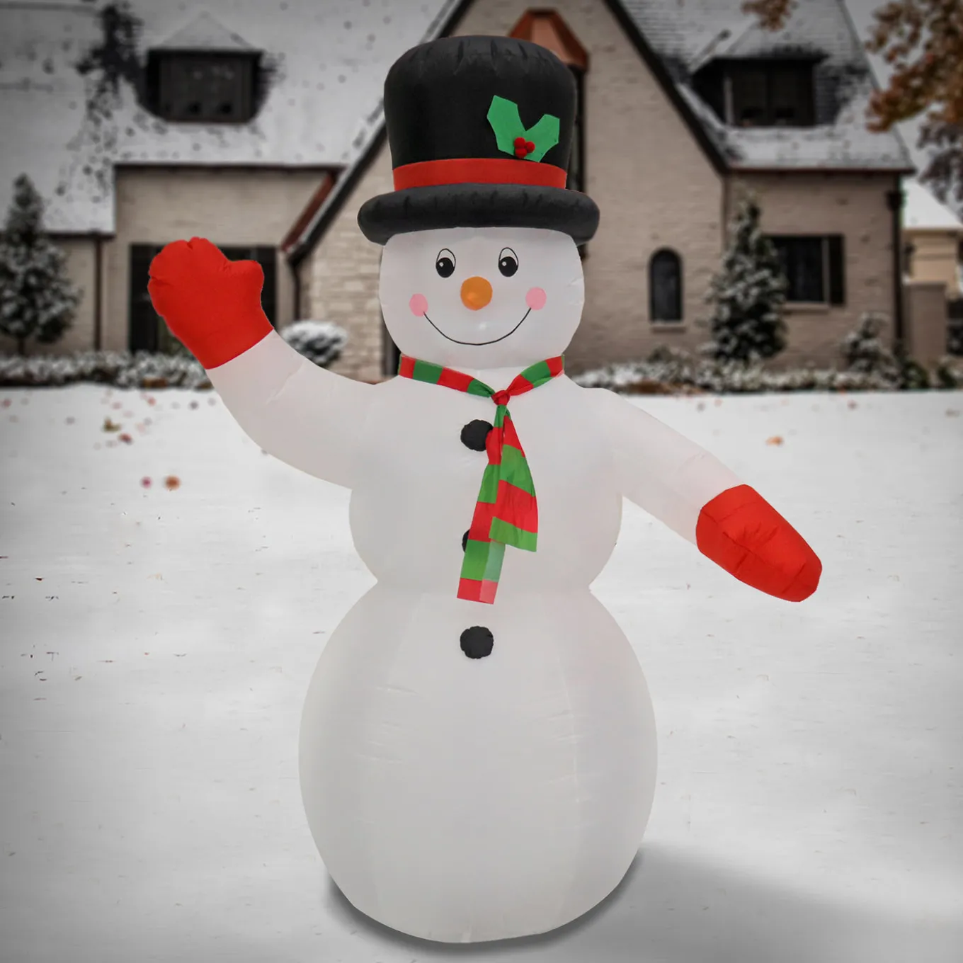 8 ft. Inflatable Prelit Snowman