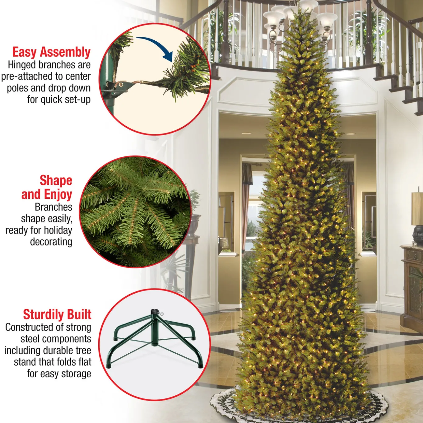 10 ft. Kingswood Fir Pencil Slim Tree