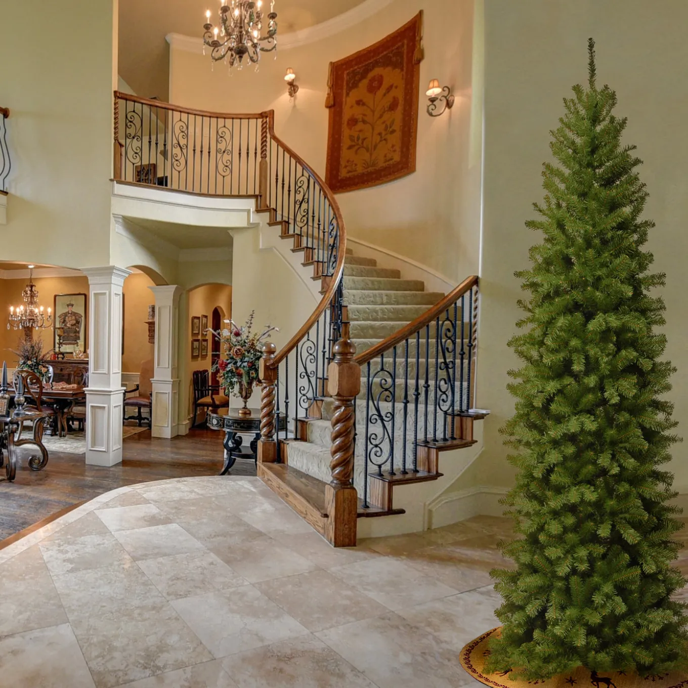 9 ft. North Valley Spruce Pencil Slim Tree