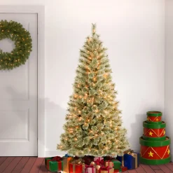 6 ft. Pre-Lit Arcadia Pine Cashmere with Clear Lights