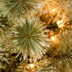 4.5 ft. Pre-Lit Arcadia Pine Cashmere Slim Tree with Clear Lights