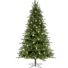 10 ft. Pre-Lit Aspen Pine Hinged Tree with Warm White LED Light