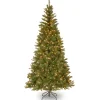 6.5 ft. Pre-Lit Aspen Spruce Slim Tree with Clear Lights