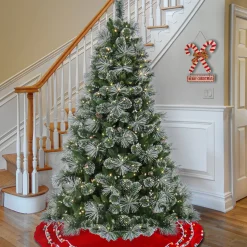 7.5 ft. Pre-Lit Bryson Pine Tree with LED Lights