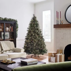 7 ft. Pre-Lit Carolina Pine Tree with Clear Lights