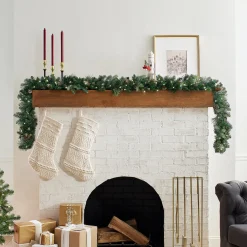 9 ft. Pre-Lit Carolina Pine Garland with LED Lights