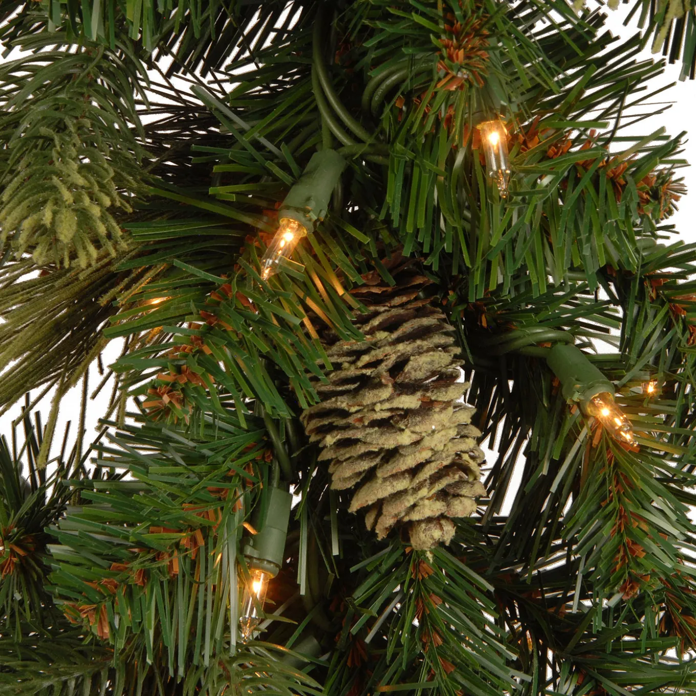 9 ft. Pre-Lit Carolina Pine Garland with Clear Lights