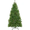 7.5 ft. Pre-Lit Chesterfield Spruce Tree with Clear Lights