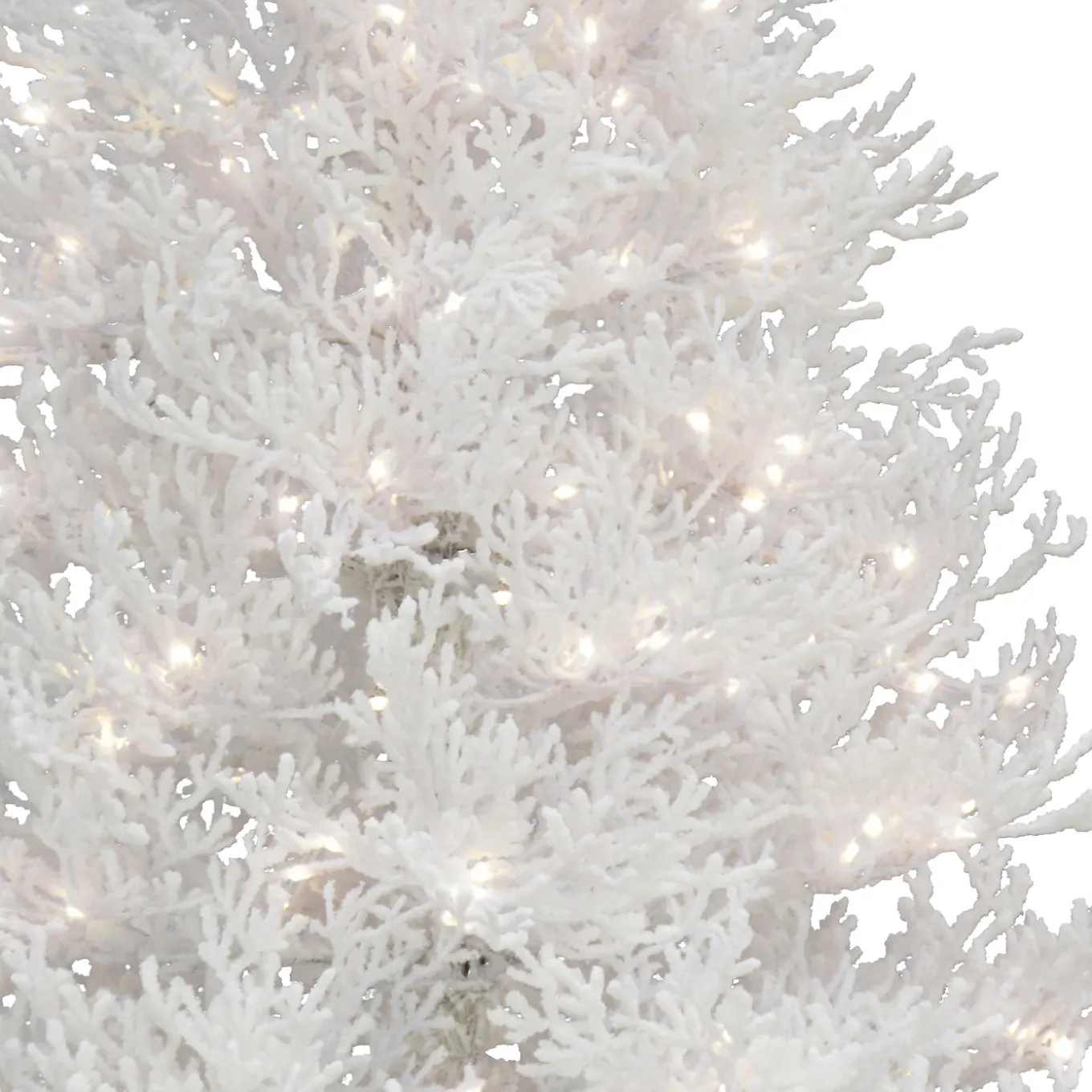 9 ft. Pre-Lit Christmas by the Sea Coral Tree with Warm White LED Lights