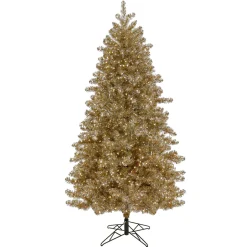7.5 ft. Pre-Lit Christmas Platinum Metallic Tree