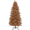 9 ft. Pre-Lit Christmas Rose Gold Metallic Tree