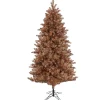 7.5 ft. Pre-Lit Christmas Rose Gold Metallic Tree