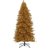 9 ft. Pre-Lit Christmas True Gold Metallic Tree
