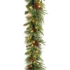 9 ft. Pre-Lit Colonial Fir Garland with Dual Color LED Lights