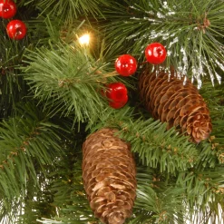 4 ft. Pre-Lit Crestwood Spruce Tree with Clear Lights