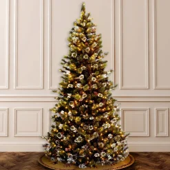 4 ft. Pre-Lit Downswept Douglas Fir Slim Tree