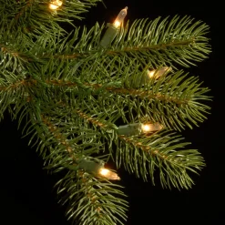 9 ft. Pre-Lit Downswept Douglas Fir Pencil Slim Tree with Clear Lights