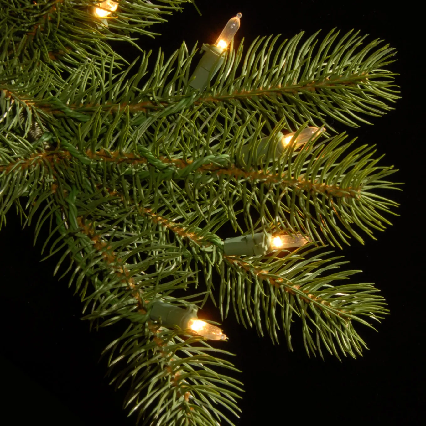 9 ft. Pre-Lit Downswept Douglas Fir Pencil Slim Tree with Clear Lights