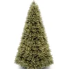 9 ft. Pre-Lit Downswept Douglas Fir Tree with Dual Color LED Lights