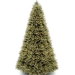 9 ft. Pre-Lit Downswept Douglas Fir Tree with Dual Color LED Lights