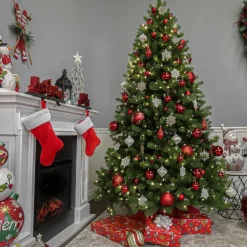 7.5 ft. Pre-Lit Downswept Douglas Fir Tree with 750 Clear Lights & 1867 Branch Tips