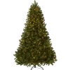 6.5 ft. Pre-Lit Downswept Douglas Fir Tree with Dual Color LED Lights