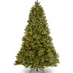 6.5 ft. Pre-Lit Downswept Douglas Fir Tree with Dual Color LED Lights