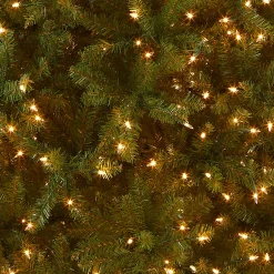 6.5 ft. Pre-Lit Dunhill Fir Slim Tree with Clear Lights