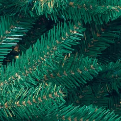 7.5 ft. Pre-Lit Dunhill Fir Snowy Blue Tree with Clear Lights