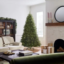 7.5 ft. Pre-Lit Dunhill Fir Tree with PowerConnect Dual Color LED Lights