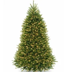 7.5 ft. Pre-Lit Dunhill Fir Tree with PowerConnect Clear Lights