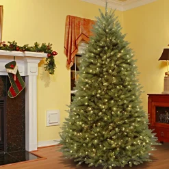 7.5 ft. Pre-Lit Dunhill Fir Tree with PowerConnect Clear Lights