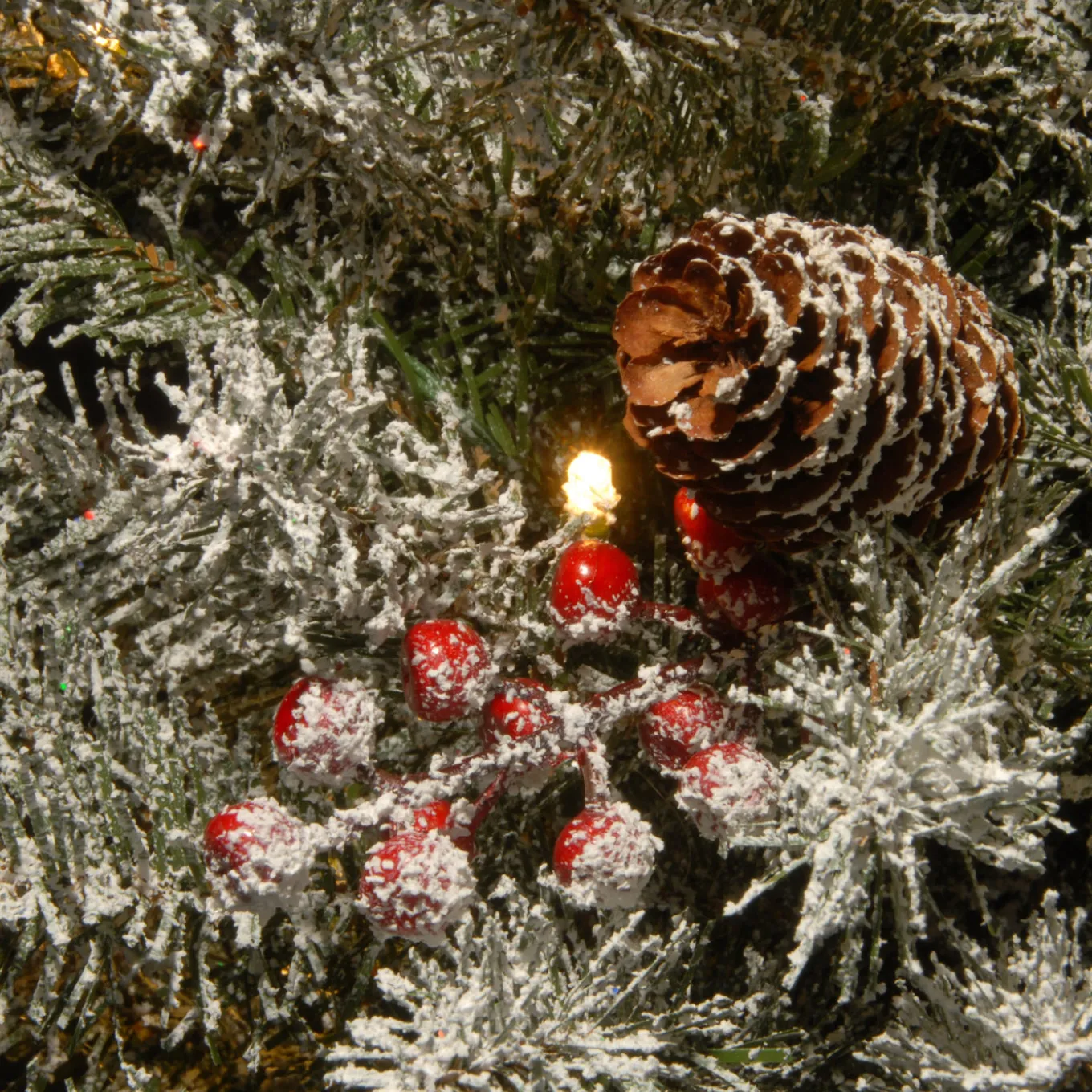 3 ft. Pre-Lit Dunhill Fir Tree with Warm White LED Lights