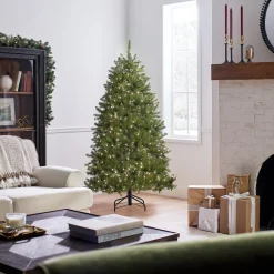 6 ft. Pre-Lit Dunhill Fir Tree with Clear Lights