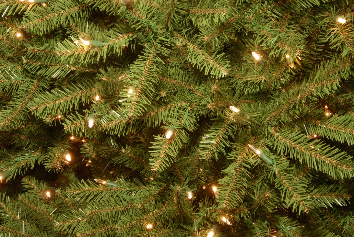 12 ft. Pre-Lit Dunhill Fir Tree with PowerConnect Dual Color LED Lights