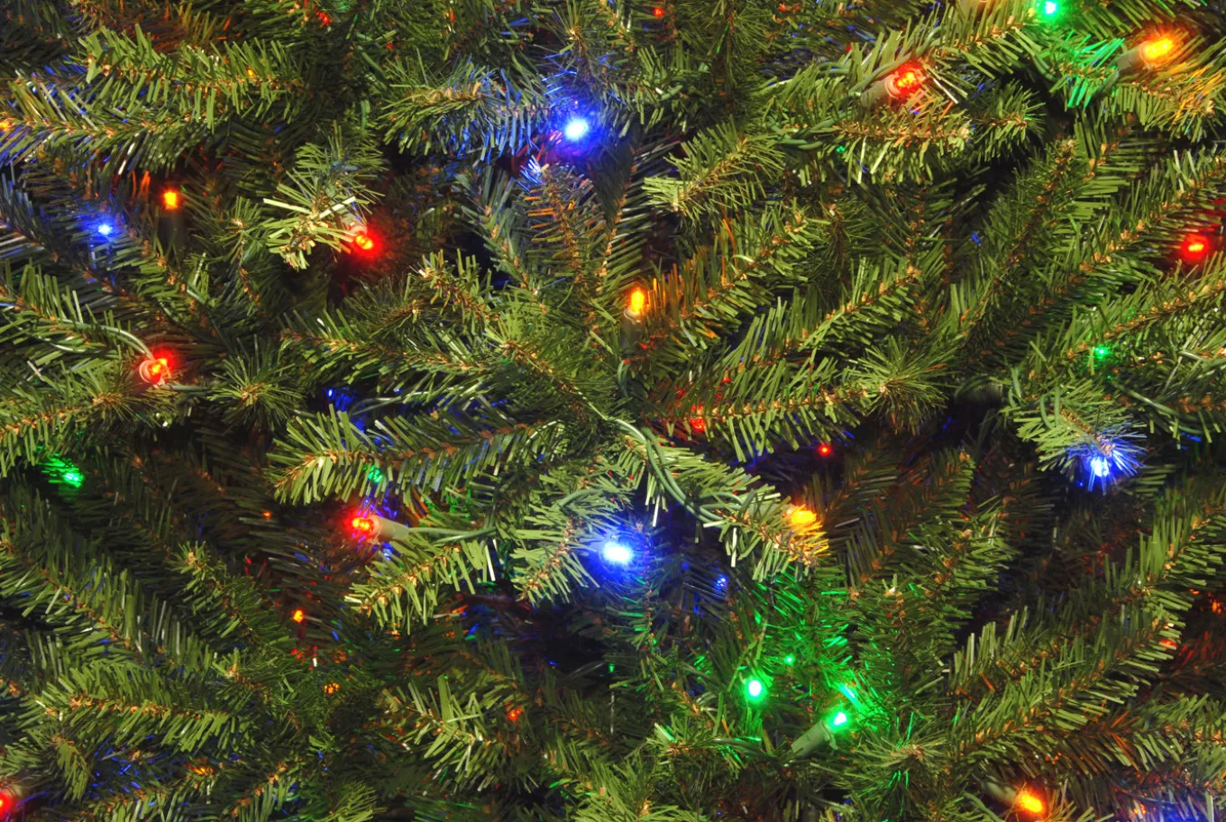 12 ft. Pre-Lit Dunhill Fir Tree with PowerConnect Dual Color LED Lights